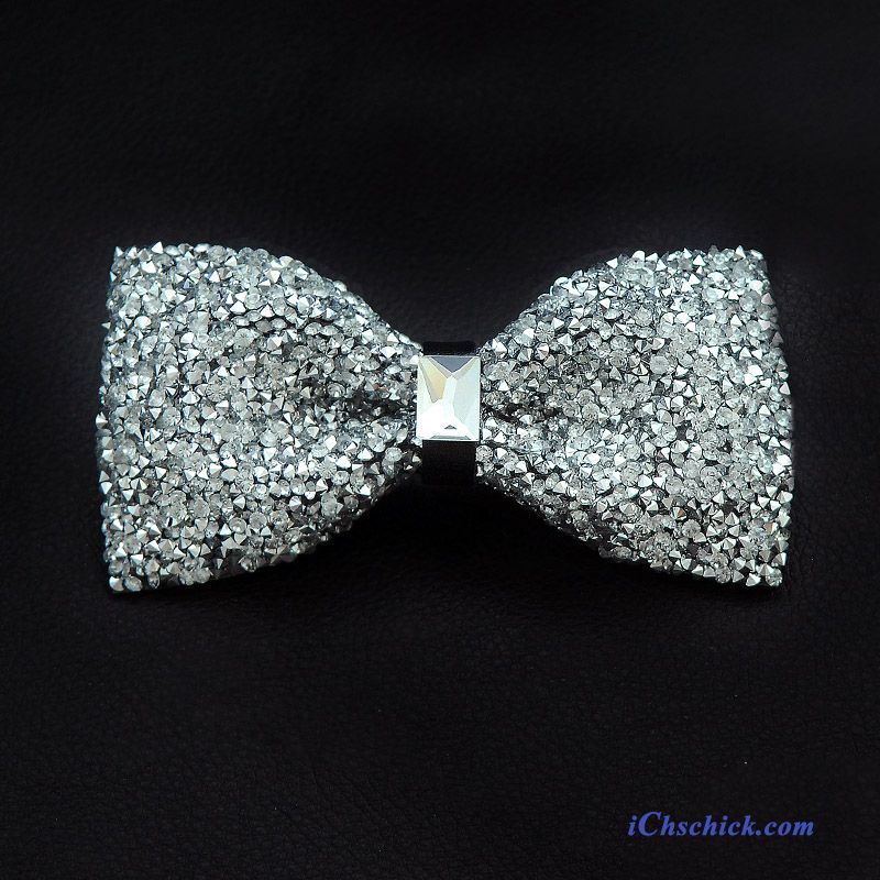 Herren Querbinder Fliege Strass Bowknot Persönlichkeit Mode Formelle Kleidung Gold Verkaufen