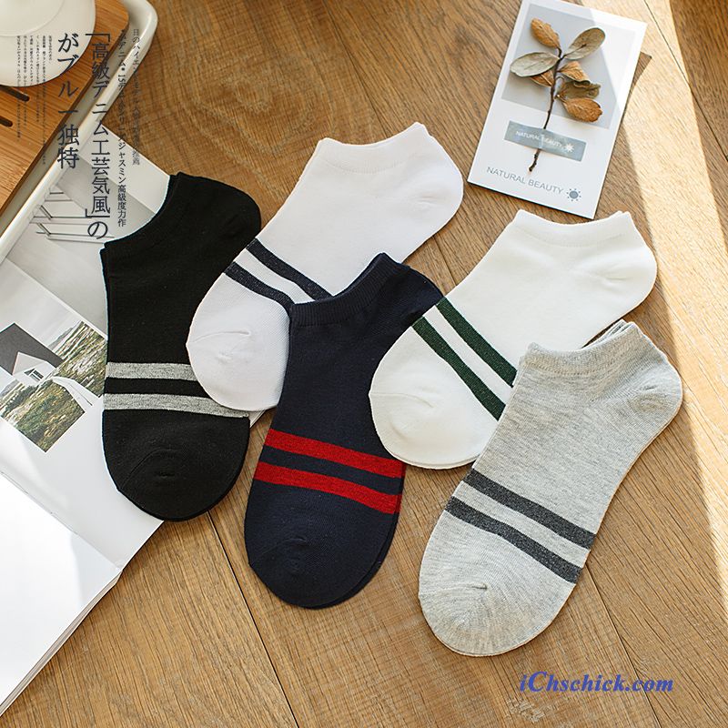 Herren Socken Low Deodorant Retro Schweiß Kurz Gelb Hell Günstig