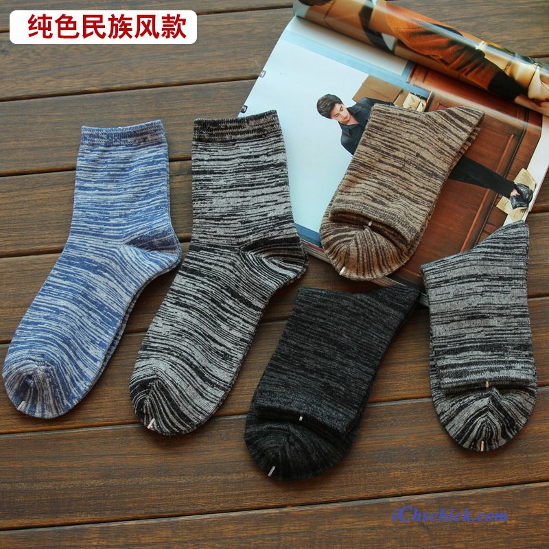 Herren Socken Schweiß Lange Socke Vier Jahreszeiten Mid Trend Blau Online