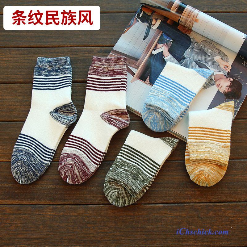 Herren Socken Schweiß Lange Socke Vier Jahreszeiten Mid Trend Blau Online