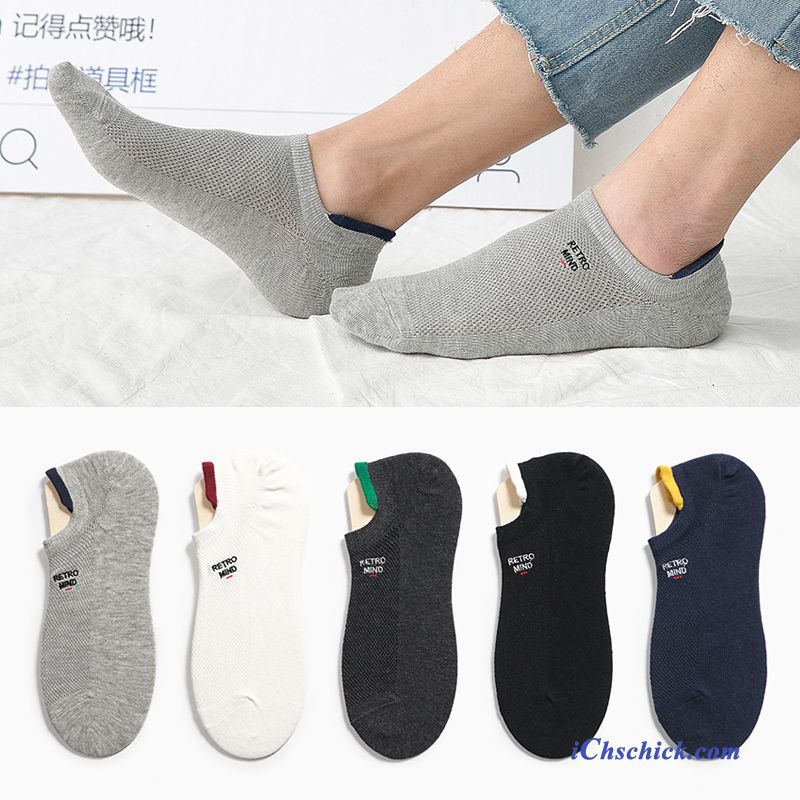 Herren Socken Sommer Sport Dünne Trend Swag Gelb Hell Günstig