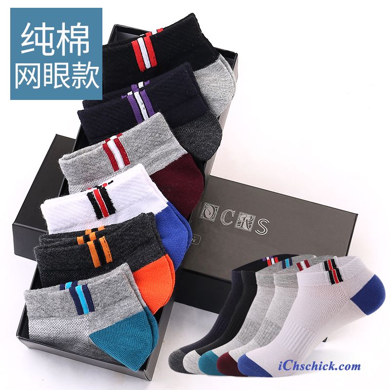 Herren Socken Trend Deodorant Kurz Knöchelsocken Sport Grau Sale