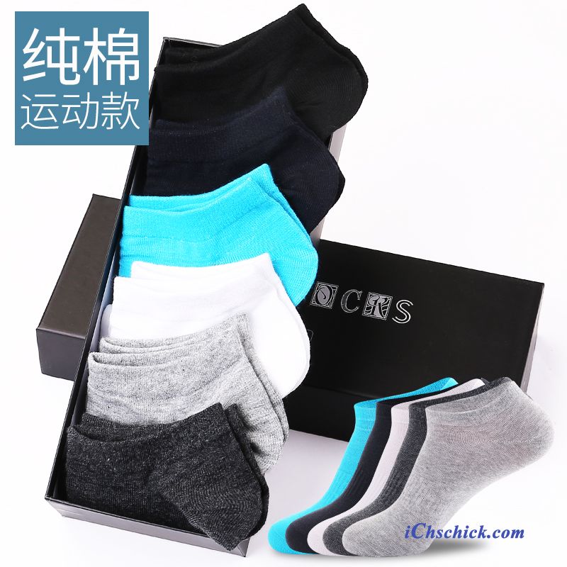 Herren Socken Trend Deodorant Kurz Knöchelsocken Sport Grau Sale