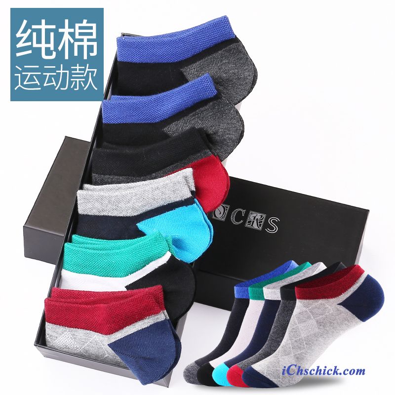 Herren Socken Trend Deodorant Kurz Knöchelsocken Sport Grau Sale