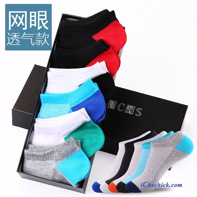 Herren Socken Trend Deodorant Kurz Knöchelsocken Sport Grau Sale