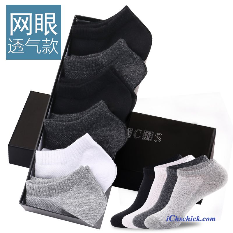 Herren Socken Trend Deodorant Kurz Knöchelsocken Sport Grau Sale