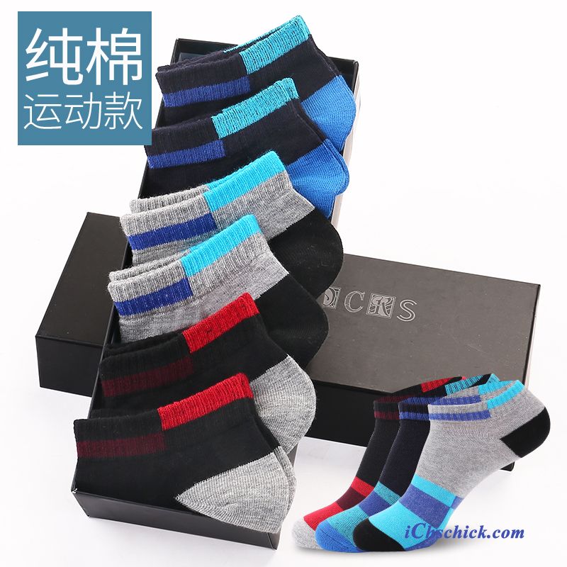 Herren Socken Trend Deodorant Kurz Knöchelsocken Sport Grau Sale