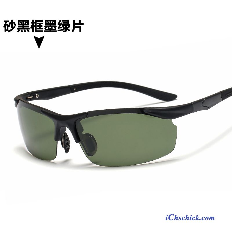 Herren Sonnenbrille Fahren Angeln Polarisator Sonnenbrillen Neu Schwarz Günstig