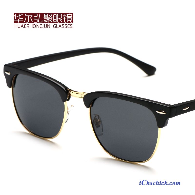 Herren Sonnenbrille Fahren Sonnenbrillen Kurzsichtigkeit Retro Trend Purpur Lila Schwarz Grau Billig