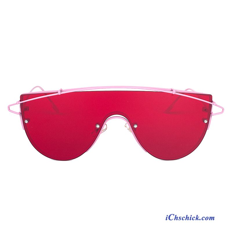 Herren Sonnenbrille Farbe Sonnenbrillen Trend Bequeme Groß Rot Online