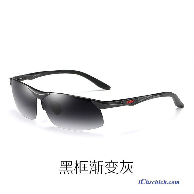 Herren Sonnenbrille Polarisator Fahren Sonnenbrillen Neu Aluminium Magnesium Schwarz Online