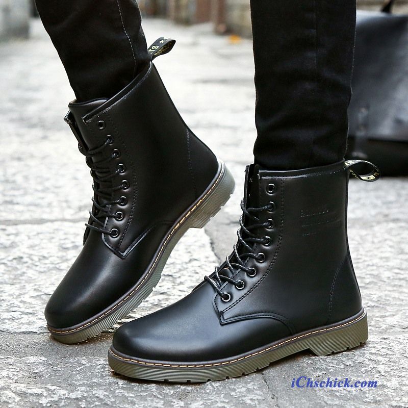 Herren Stiefeletten Leder, Schnürschuhe Herren Schwarz Kaufen