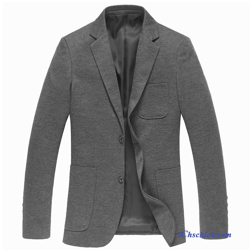 Herrenblazer Slim Fit Scharlachrot, Herrenanzüge Modern Günstig