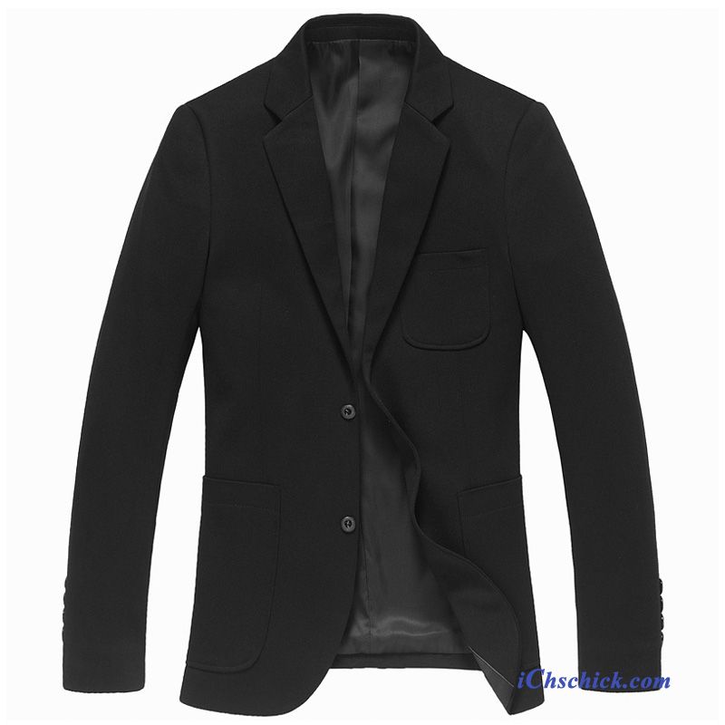 Herrenblazer Slim Fit Scharlachrot, Herrenanzüge Modern Günstig