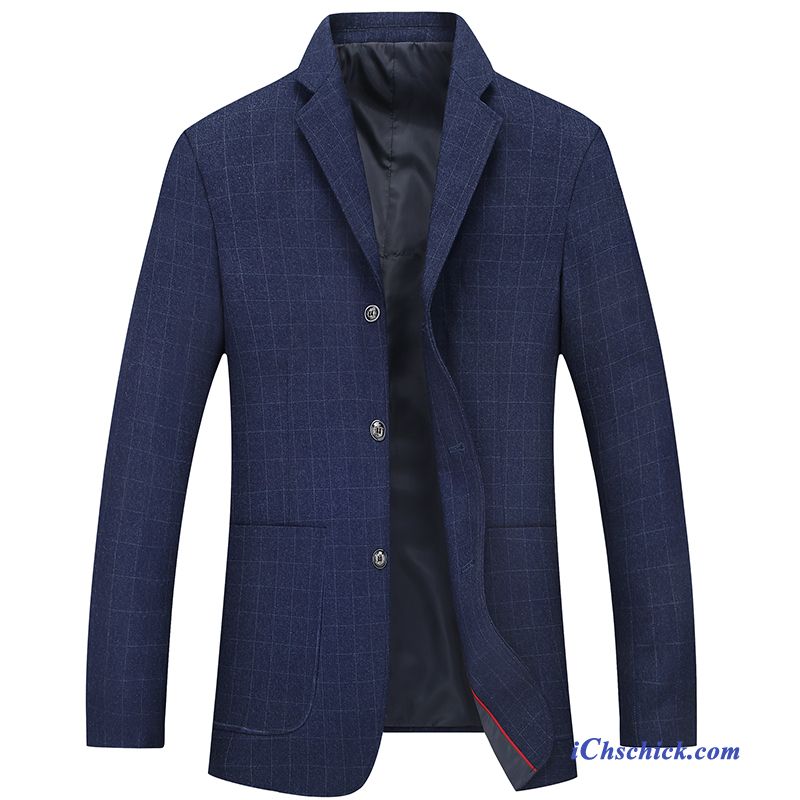 Hochzeitsblazer Männer, Herren Blazer Marineblau Günstig