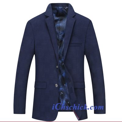 Hochzeitsblazer Männer, Herren Blazer Marineblau Günstig