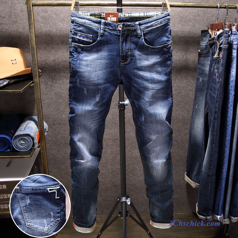 Hose Mit Rissen Herren, Herren Jeans Skinny Billig