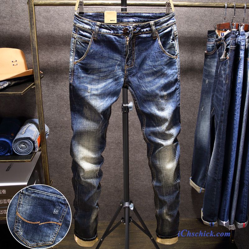 Hose Mit Rissen Herren, Herren Jeans Skinny Billig