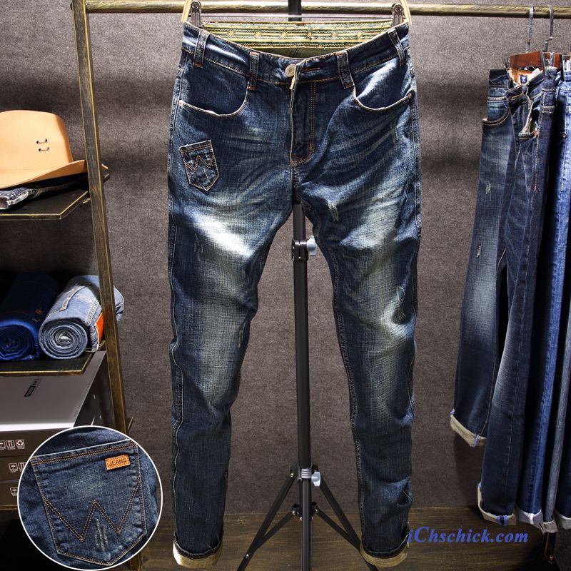 Hose Mit Rissen Herren, Herren Jeans Skinny Billig