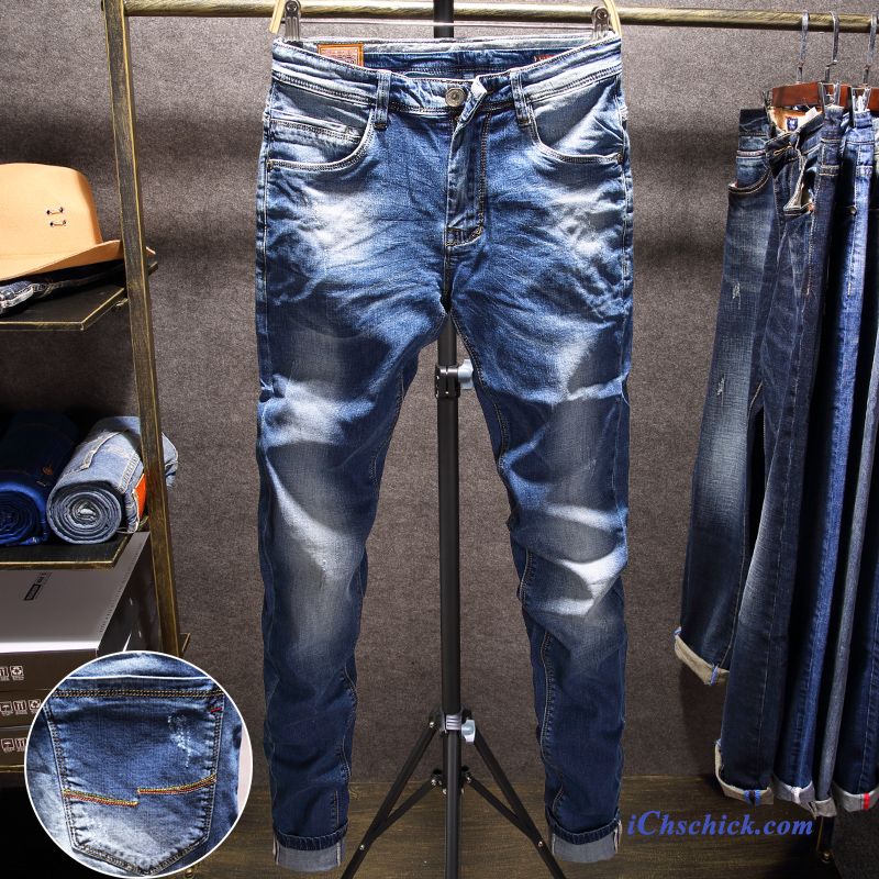 Hose Mit Rissen Herren, Herren Jeans Skinny Billig