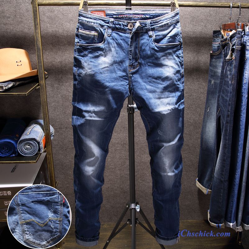 Hose Mit Rissen Herren, Herren Jeans Skinny Billig