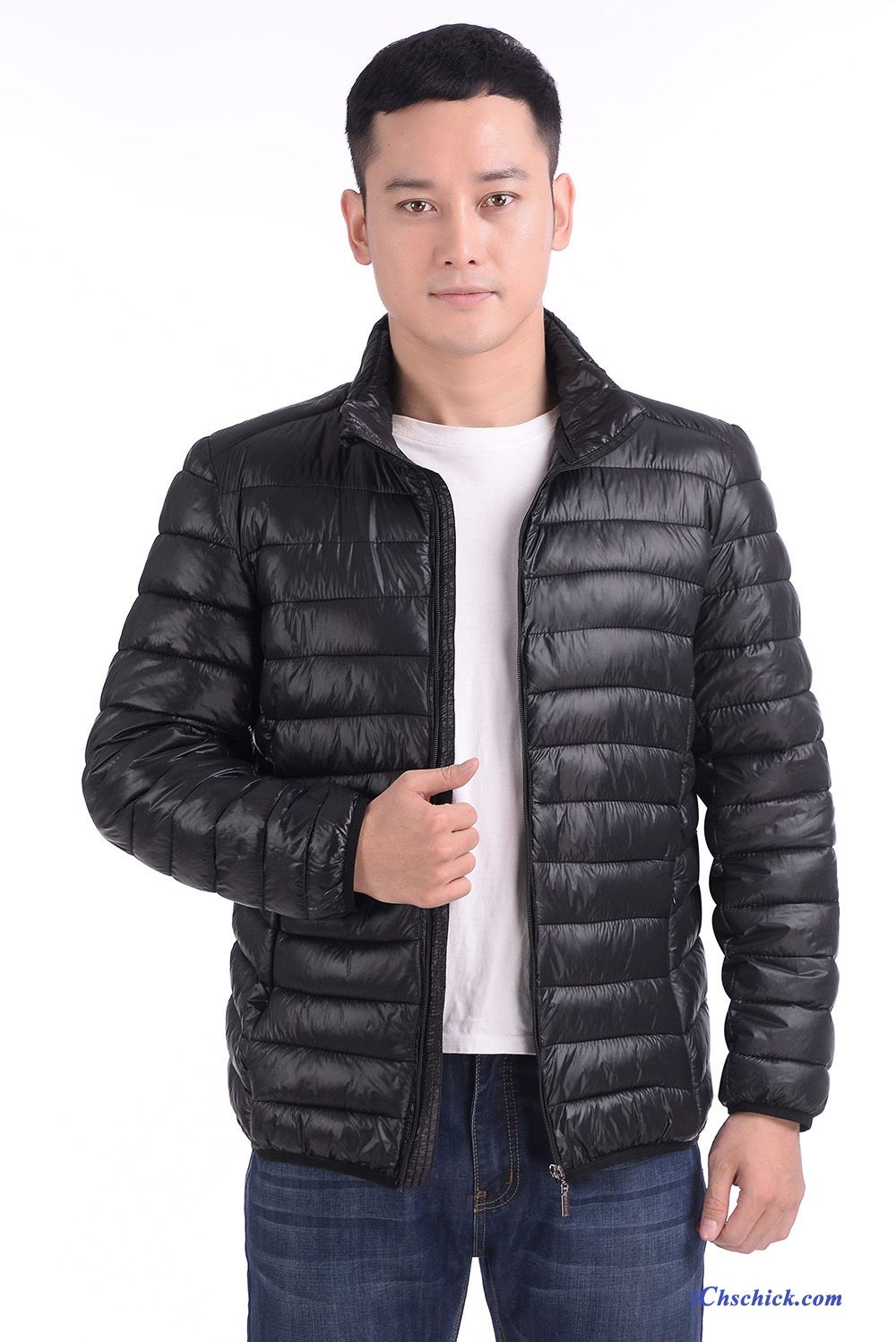 Jacke Schwarz Herren Gelb, Mode Daunenjacke Herren Kaufen