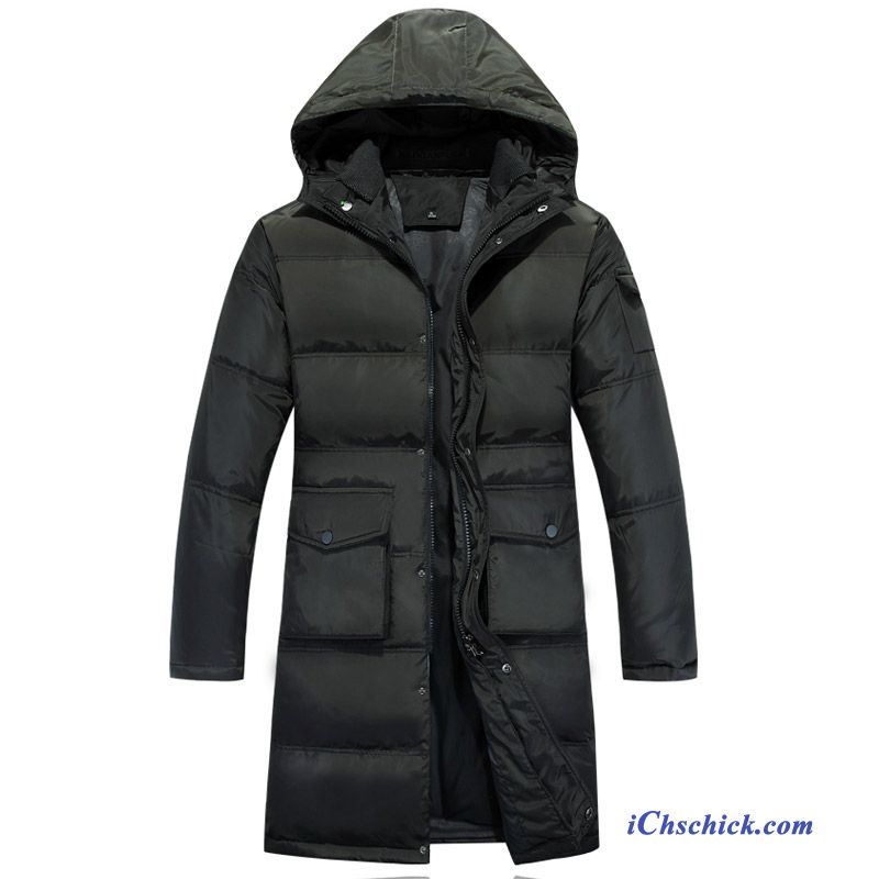 Jacke Schwarz Herren Rosarot, Daunenjacke Herren Mit Fellkapuze