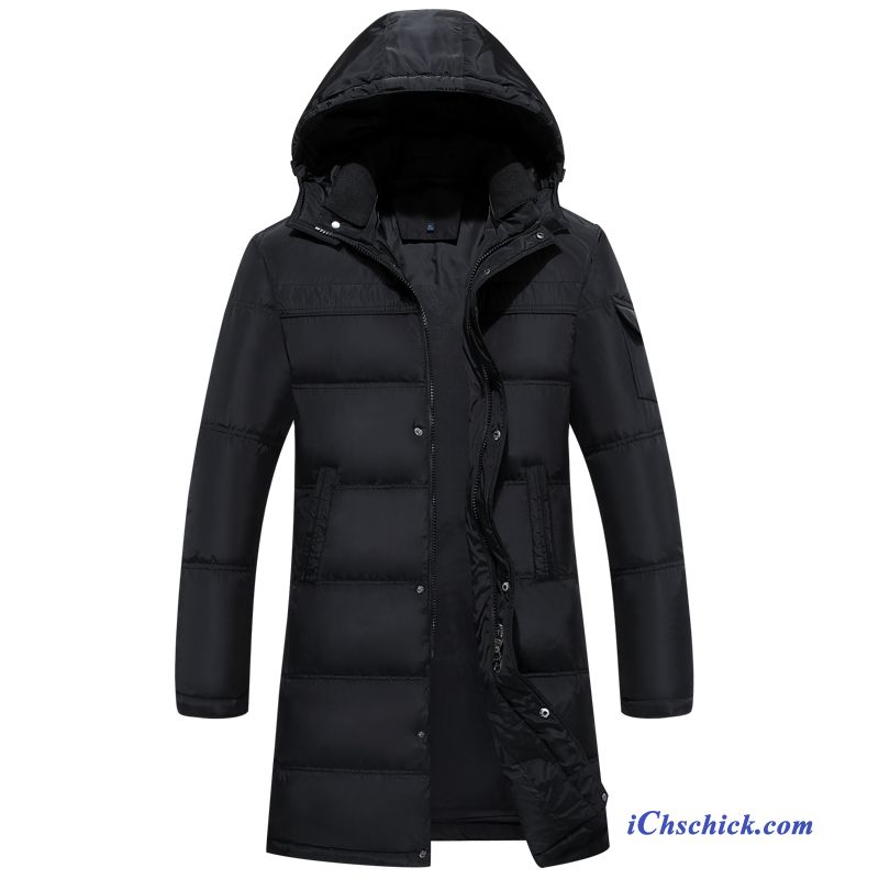 Jacke Schwarz Herren Rosarot, Daunenjacke Herren Mit Fellkapuze