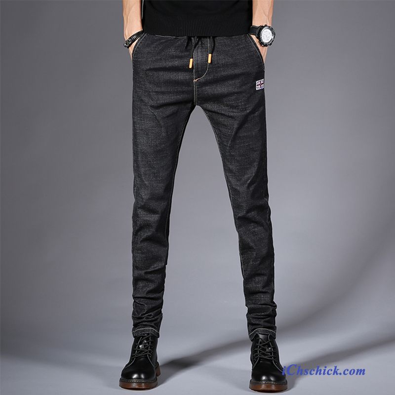 Jeans Herren Braun Schwarz, Herren Jeans Loose Fit