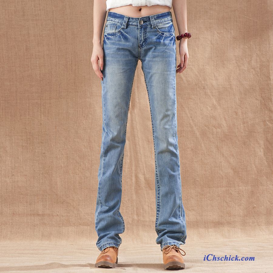 Jeans Latzhose Damen, Damen Jeans Straight Günstig