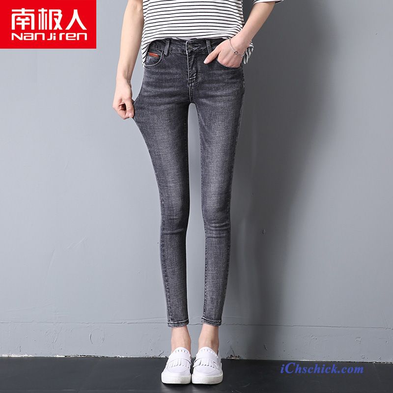 Jeans Mit Roten Nähten Damen, Jeans Skinny Damen Billig