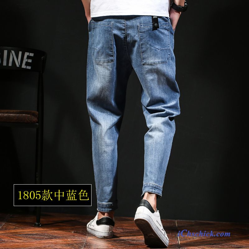 Jeans Weiße Nähte Herren Kupfer, Regular Jeans Herren Kaufen