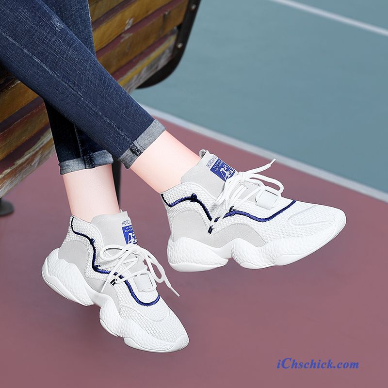 Joggingschuhe Damen, Weiße Mode Schuhe Frauen