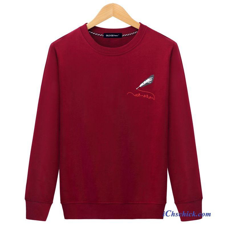 Kapuzenpulli Herren Mode Rosarot, Sweatshirt Rot Herren Verkaufen