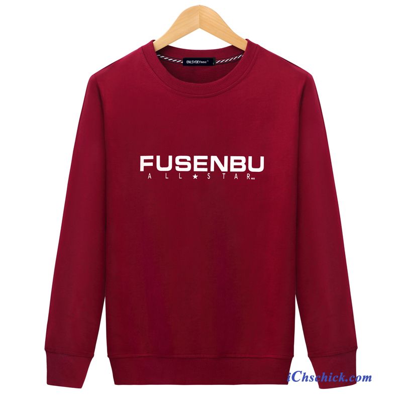 Kapuzenpulli Herren Mode Rosarot, Sweatshirt Rot Herren Verkaufen