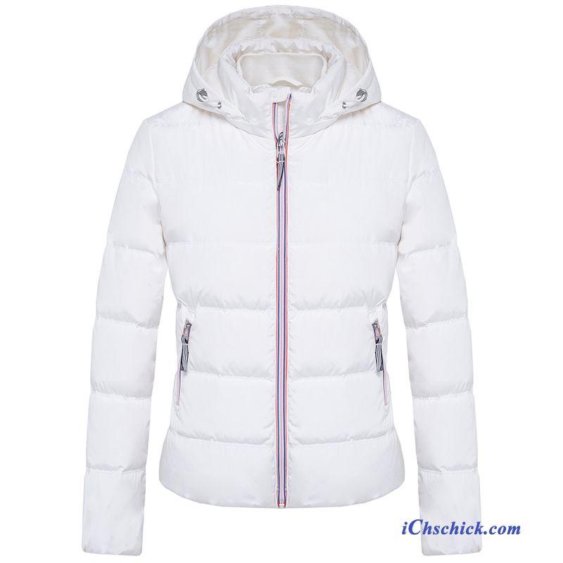 Kurze Daunenjacke Mit Fellkragen, Damen Daunenjacke Leicht Kaufen