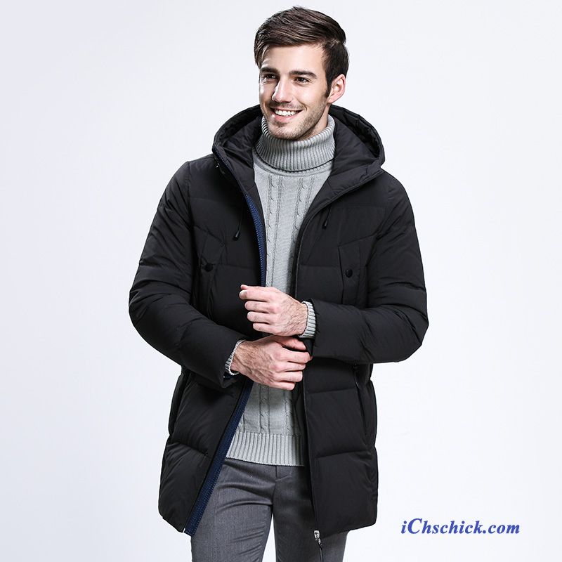 Lange Winterjacken Herren, Mode Daunenjacke Herren Günstig