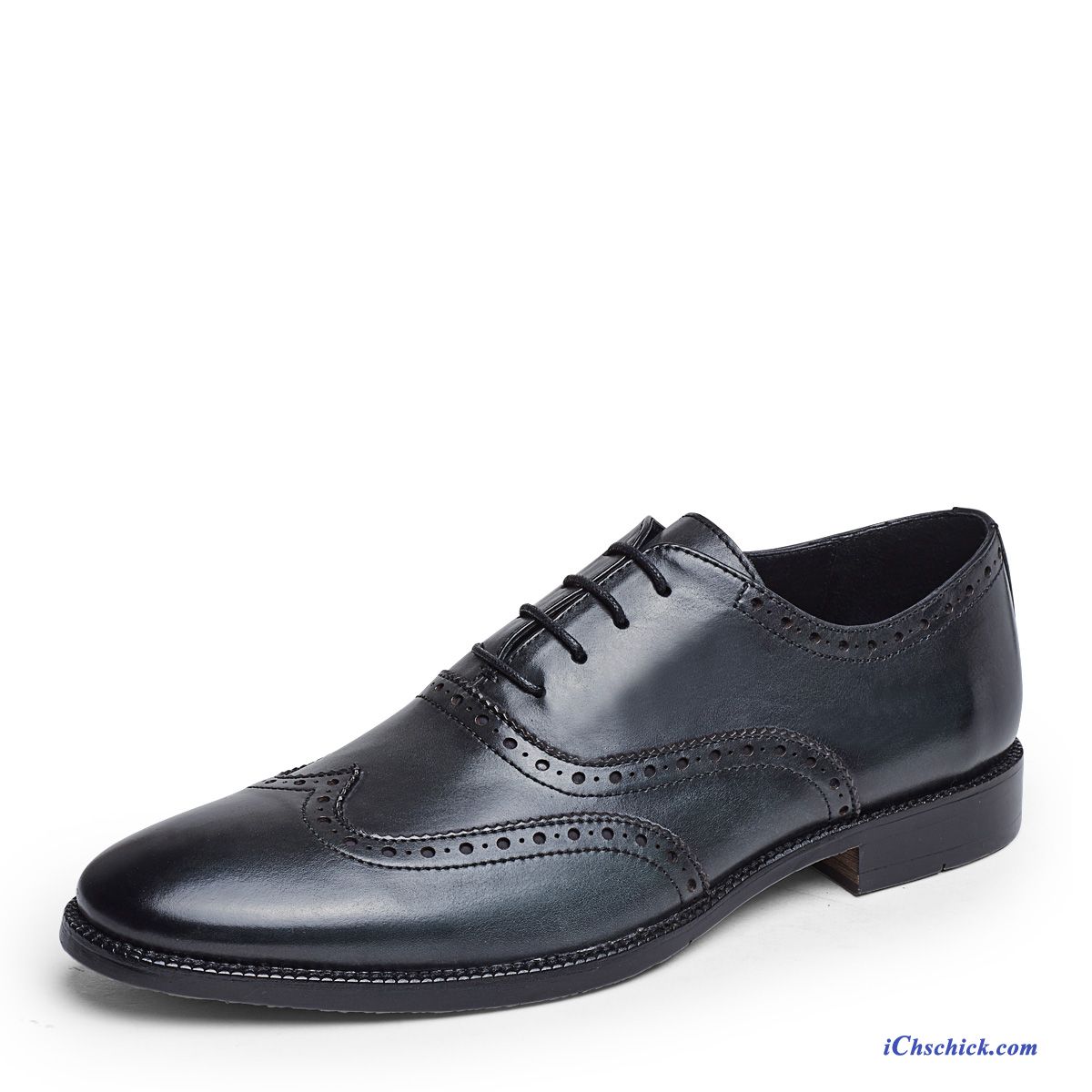 Leder Schuhe Herren Blau, Italienische Schuhe Herren Online Billig
