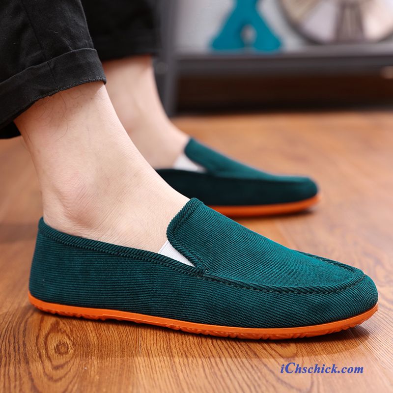 Leder Slipper Herren Farbig, Schuhe Klettverschluss Herren Günstig