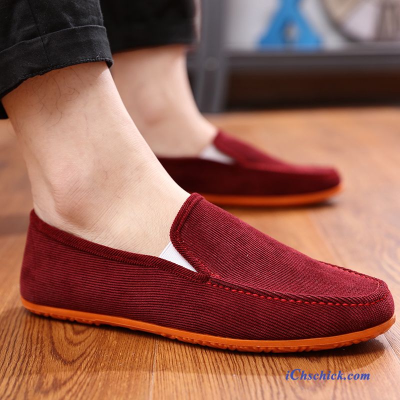 Leder Slipper Herren Farbig, Schuhe Klettverschluss Herren Günstig