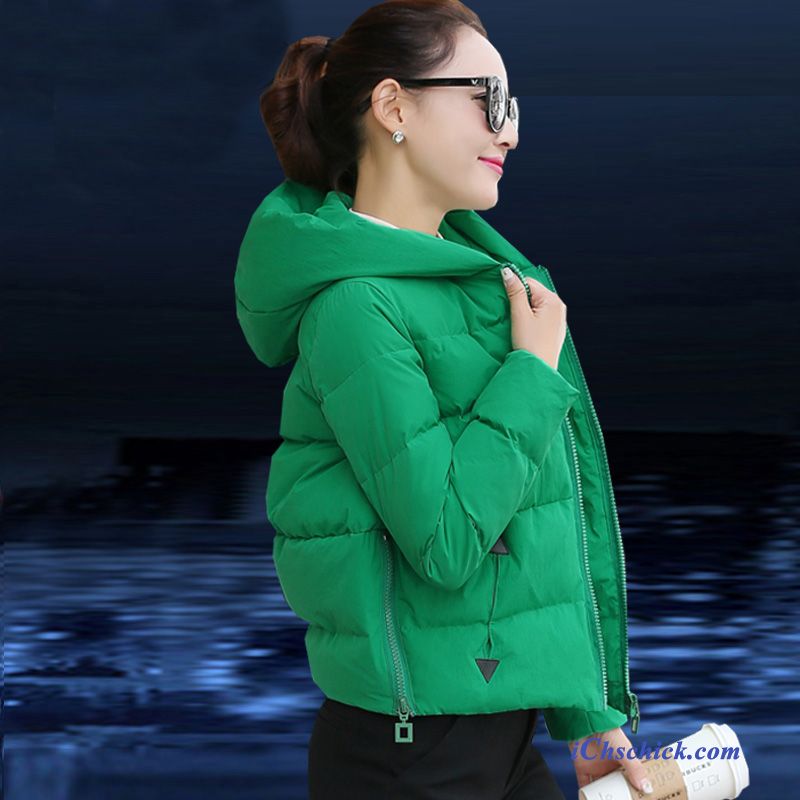 Leichte Steppjacke Damen Olivgrün, Daunenjacke Leicht Und Warm Günstig