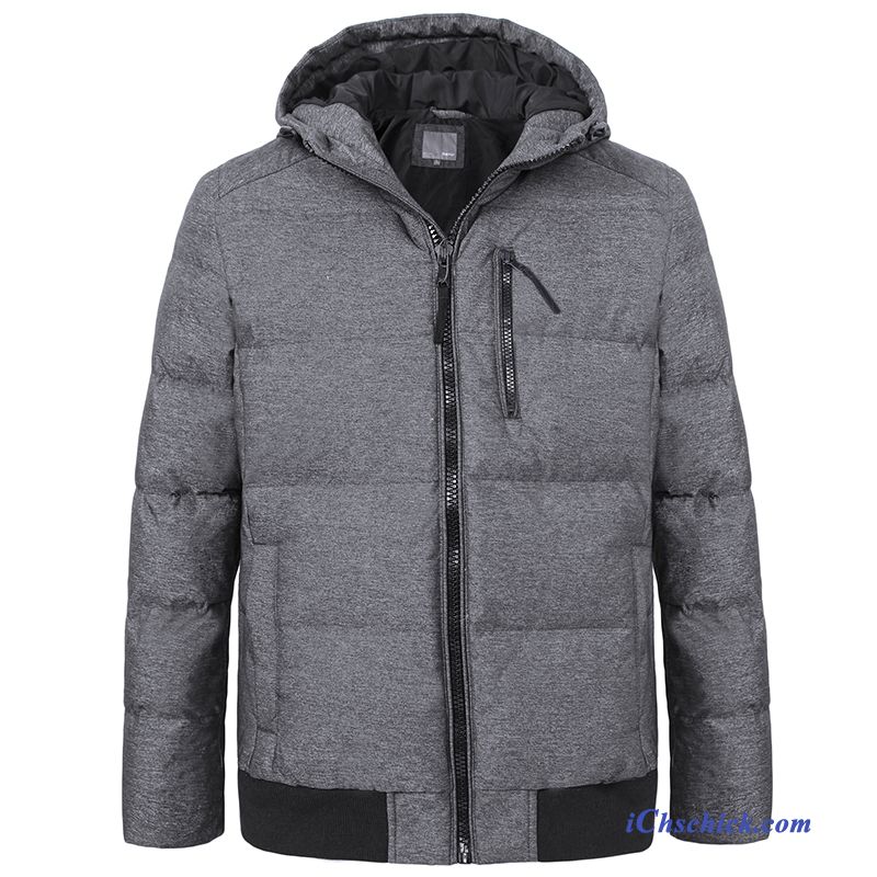 Mode Daunenjacke Herren Sandbeige, Ärmellose Daunenjacke Herren