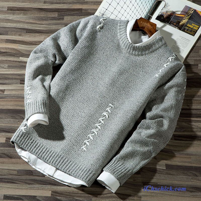 Mode Pullover Herren Beige, Rollkragenpullover Herren Slim Fit Billig