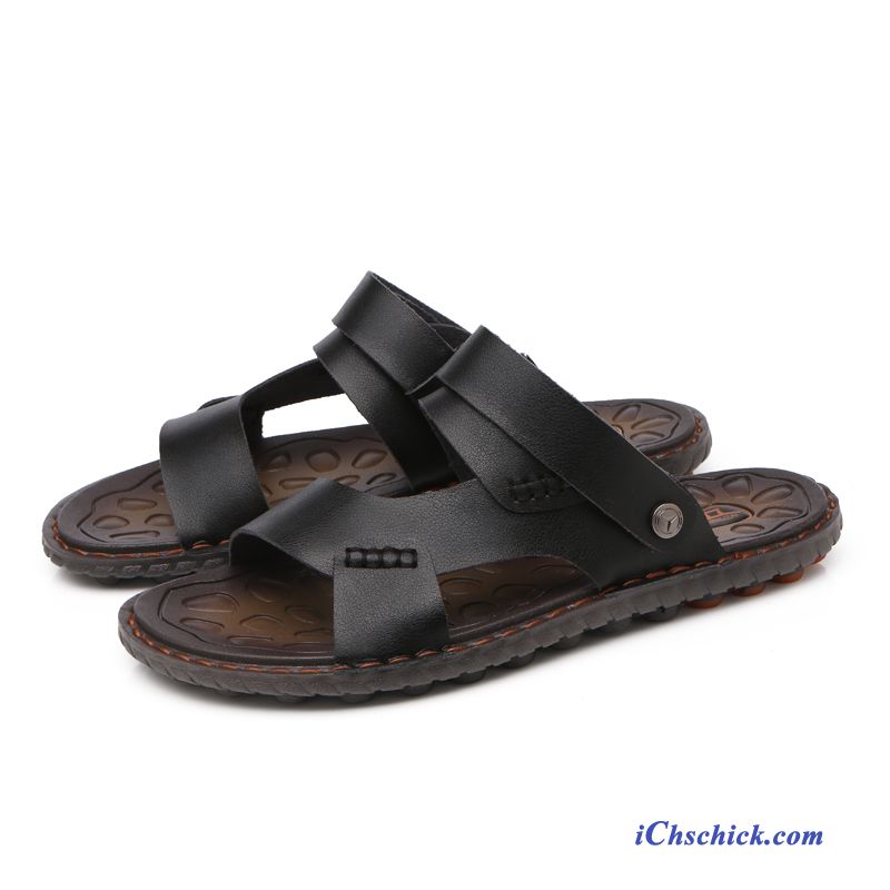 Männer Braun Kupfer, Bequeme Herren Sandalen