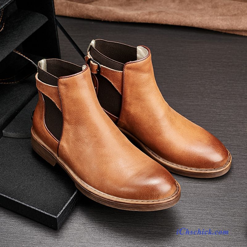 Männer Schwarz, Herren Boots Trend Sale