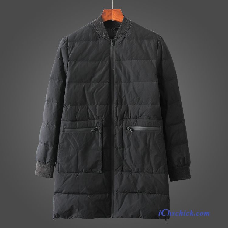 Outdoor Daunenjacke Herren Dunkelbraun, Mode Daunenjacke Herren Günstig