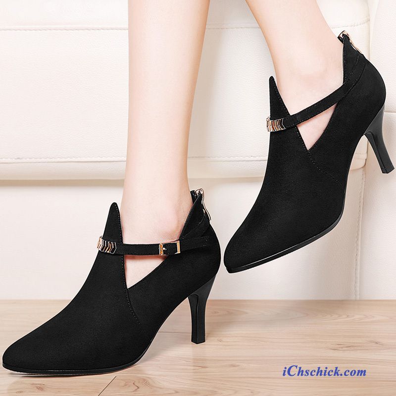 Plateau Pumps Mit Blockabsatz, Pumps Lack