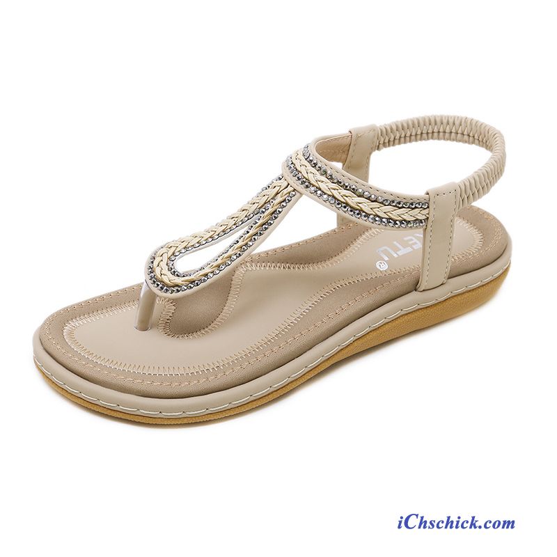 Sandalen Grün Damen Lindgrün, Beige Sandaletten Mit Absatz Kaufen