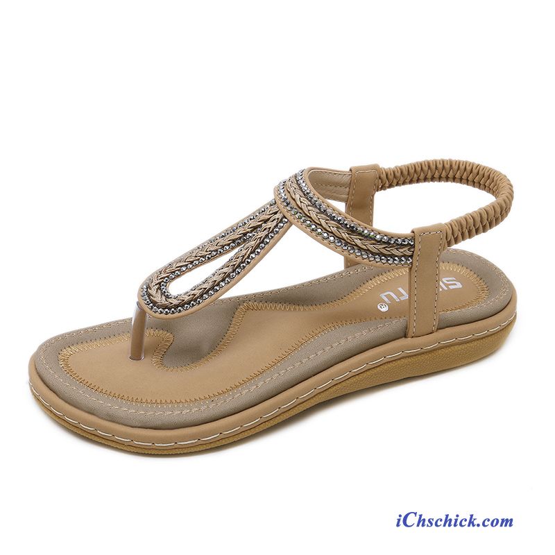 Sandalen Grün Damen Lindgrün, Beige Sandaletten Mit Absatz Kaufen