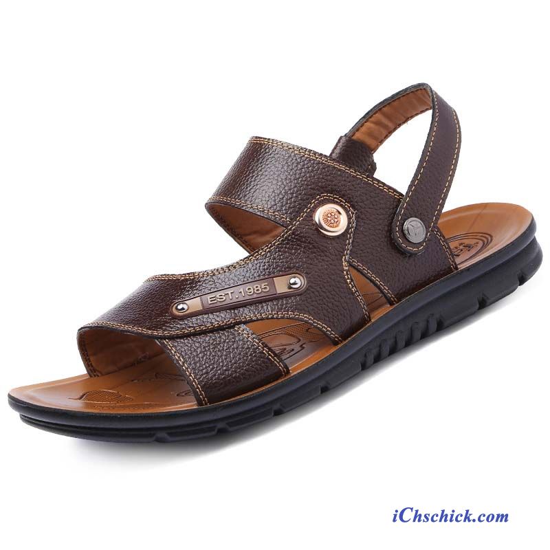 Sandalen Herren Günstig Lindgrün, Herren Sandalen Wechselfußbett Billig